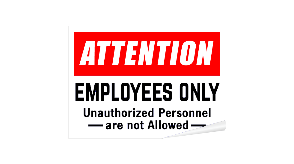 Employee Only Signs Signs Com Employee Only Signs Signs Com