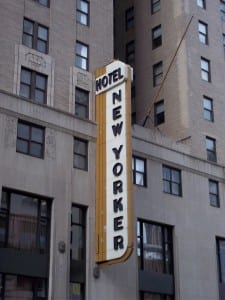 New Yorker Sign