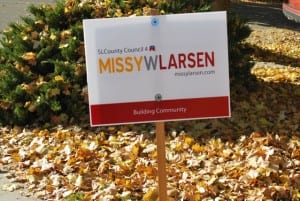 Larsen Election Sign