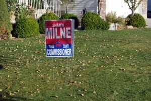 Milne Election Signage