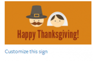 Thanksgiving Sign #3