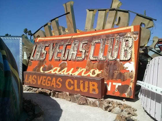 Las Vegas Club Sign