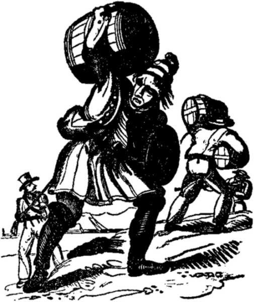 The_Pirates_carrying_rum_on_shore_to_purchase_slaves