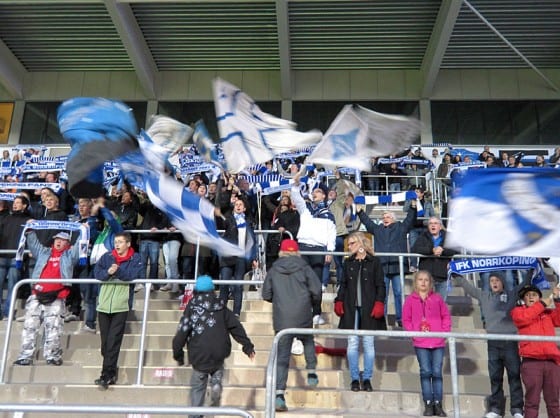 IFK Norrkoping fans.