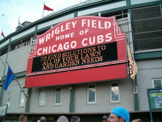 Wrigley Field Main Entrance Marquee