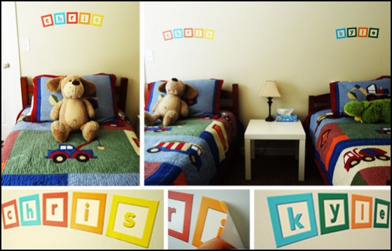 wall decals of kids names