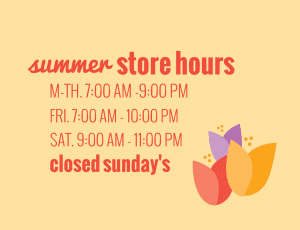 Spring Cling Store Hours