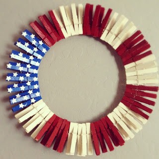 flag wreath