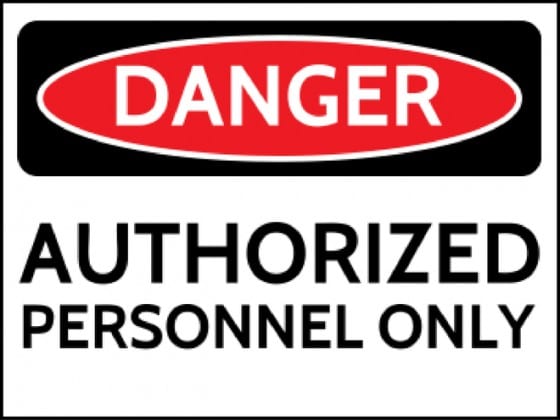 authorized-personnel-only