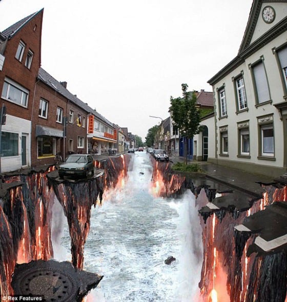 Street lava picture Mueller