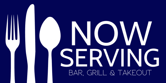 now serving sign