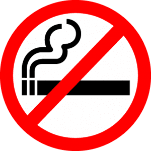 minnesota no smoking car decal 6x6