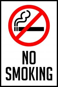 minnesota no smoking sign vertical 12x18