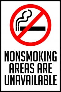 missouri nonsmoking areas sign 12x18