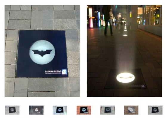 batman begins floor graphic