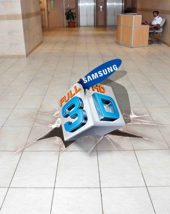 samsung 3d floor graphic