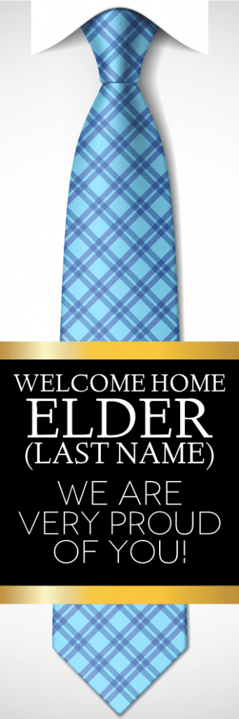 welcome home elder vertical tie sign