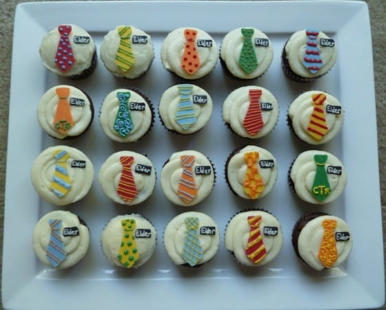 Missionary Cupcakes With Ties