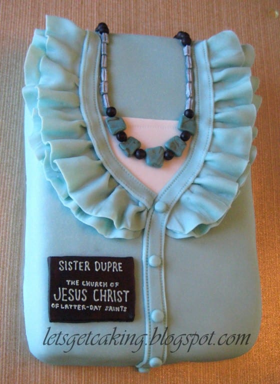 sister missionary cake