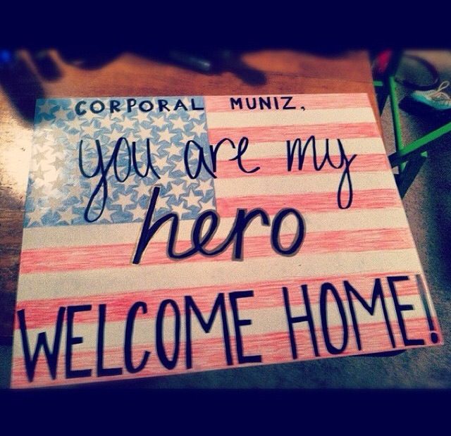 Welcome Home Signs & Ideas For Military Homecomings | Signs.com
