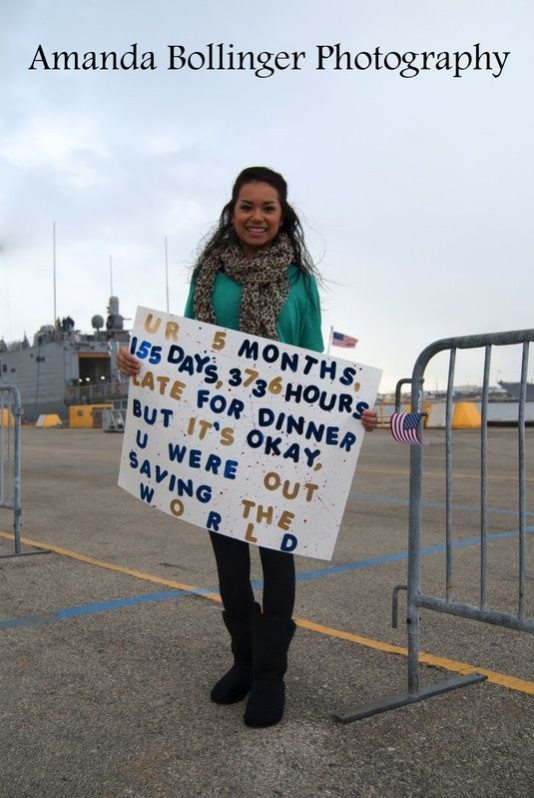 late for dinner homecoming sign