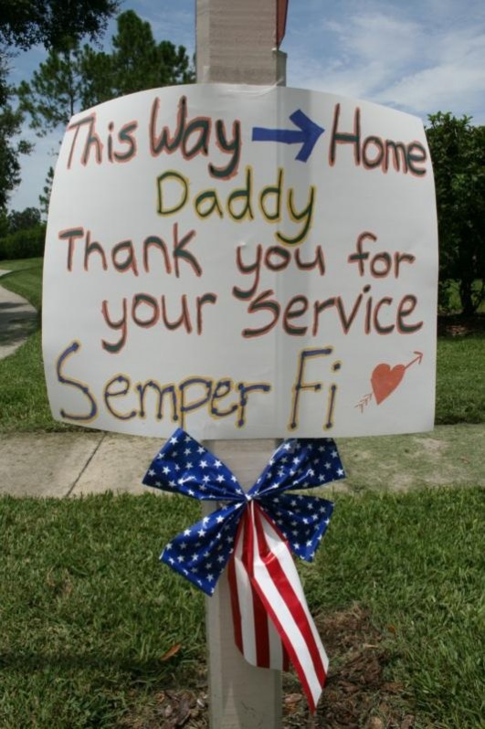 this way home welcome home sign