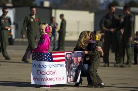 welcome home dad banner