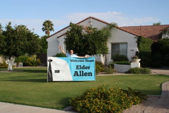 welcome home elder sign for front yard