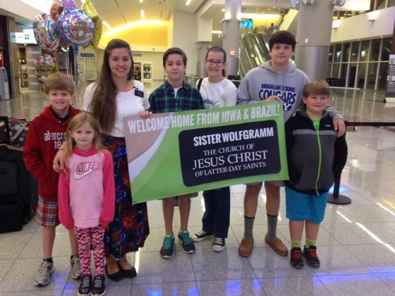 welcome home sister missionary banner