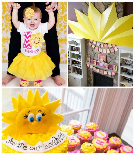 sunshine themed party