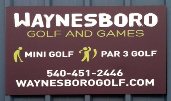 Waynesboro Golf Aluminum Sign