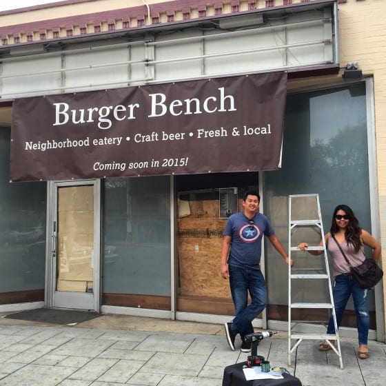 Burger Bench Opening Soon Banner