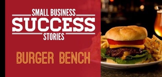 Small Business Succes Burger Bench