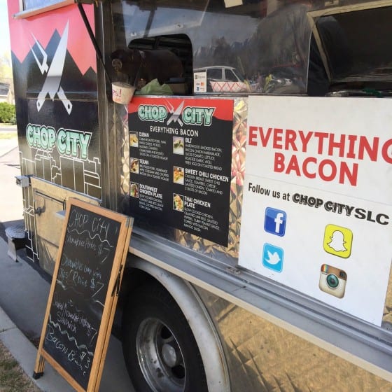 chop city food truck signage