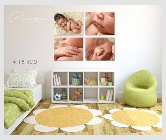 canvas prints of newborn