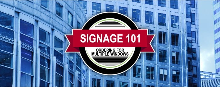 Multiple Window Decal Header