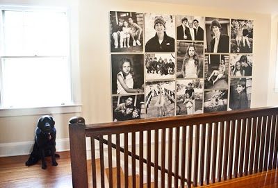 canvas prints of family for stairway