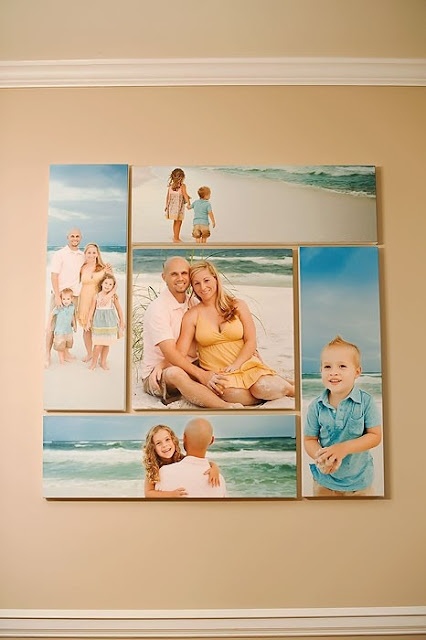 family beach prints