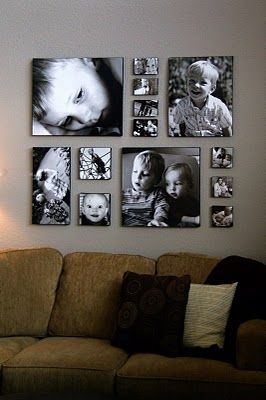 family wall display canvas prints