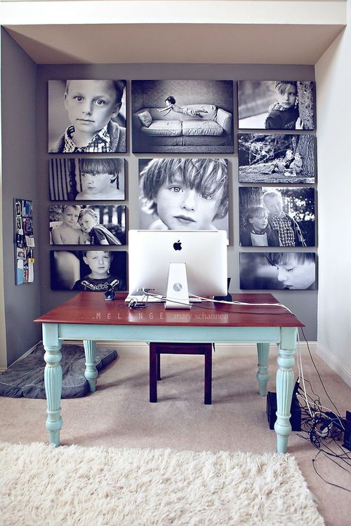 home office family prints