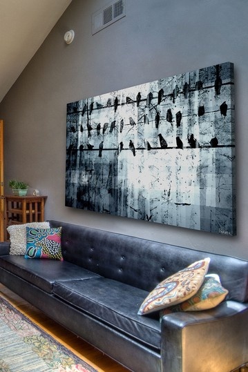 large canvas print living room