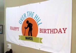 Happy Birthday Fabric Banner