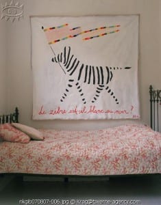 Zebra Fabric Banner Kids