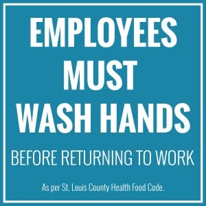 St. Louis handwashing sign