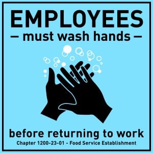 Tennessee handwashing sign