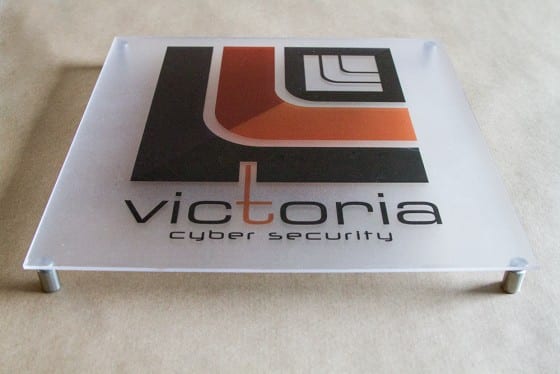 Frosted Decal on Clear Acrylic