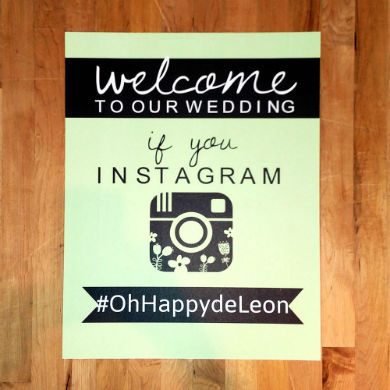 Instagram floor decal