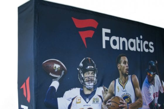 Side of Pop Up Display