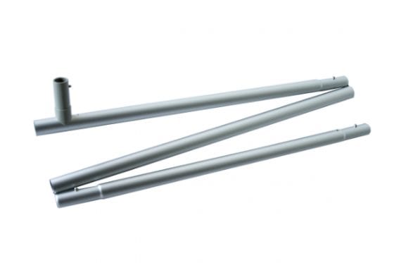 Tension fabric pole set