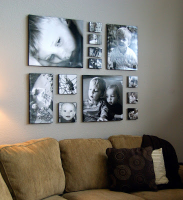 Gallery Wall Canvas Photo Prints - Gallery Wall Layout Canvas